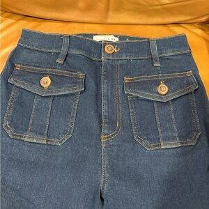 LOFT High Rise Dark Blue Women's Jeans